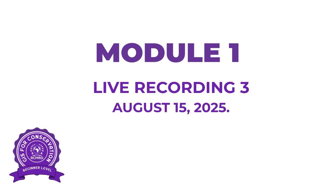 Module 1: Live session 3: August 15 2025