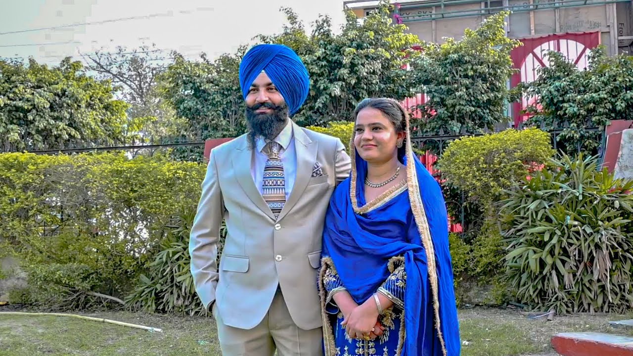 Best Sikh 2025 Sagan ceremony Highlight  Bikramjit Singh weds Parveen Kaur by Maan Bedi Studio 
