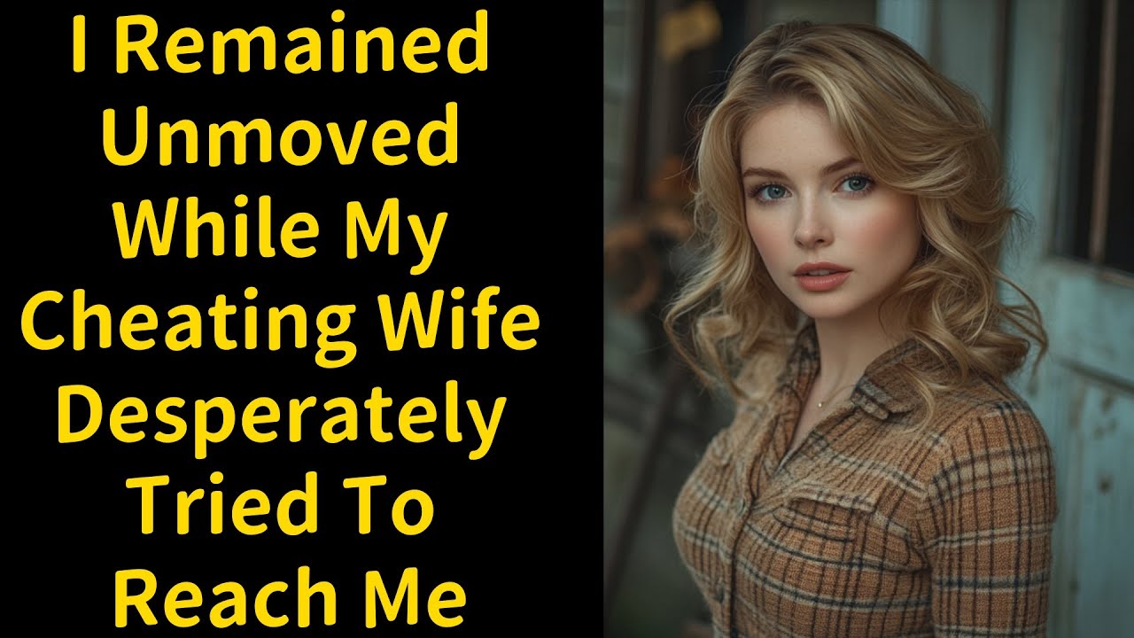 I Remained Unmoved While My Cheating Wife Desperately Tried To Reach Me