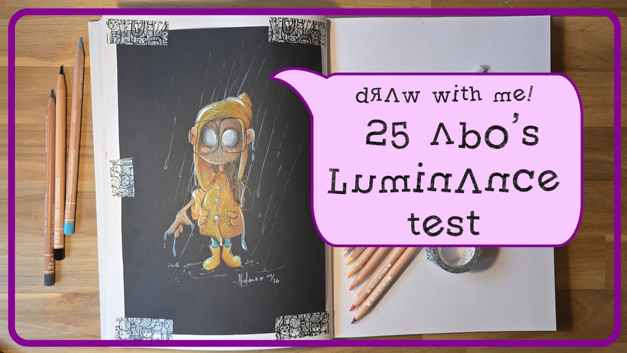 [Draw with me] 25 Abonnenten Luminance Test