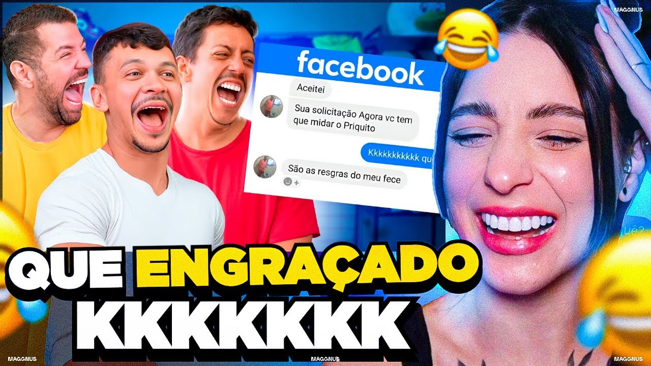 SÓ TEM TAR4D0 NO FACEBOOK! POR ISSO ACABOU 😂 (ft. Renato Albani & Victor Sarro) ‹ Ellen reagindo ›