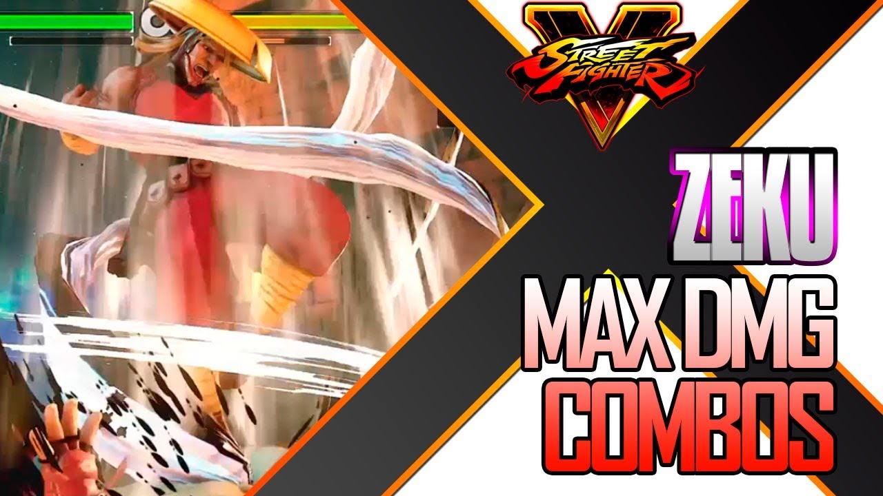 ZEKU MAX DAMAGE COMBOS SF5 / Street Fighter 5 / SFV