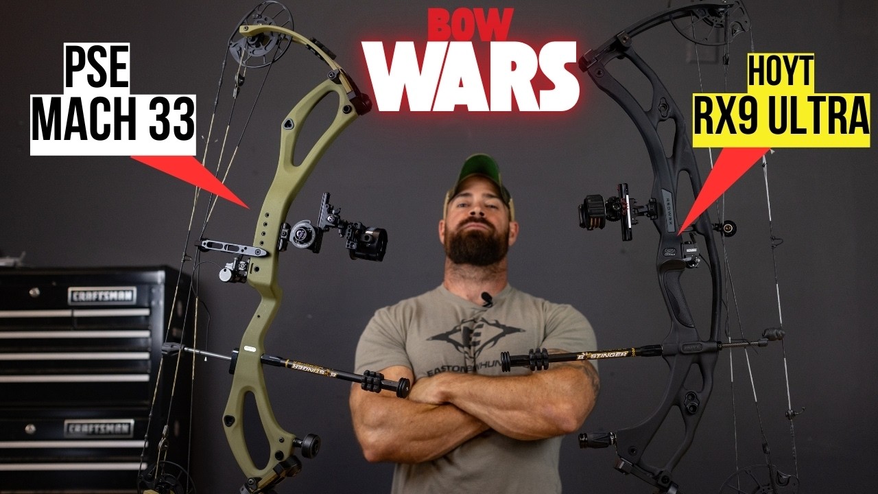Bow Wars: обзор PSE Mach 33 против Hoyt RX9 Ultra Bow