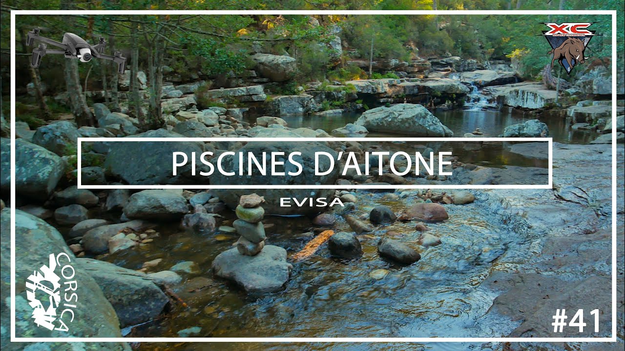 Randonnée Corse #41 : Piscines d'Aitone - Mare a mare nord - Drone (Evisa) (Hiking Corsica)
