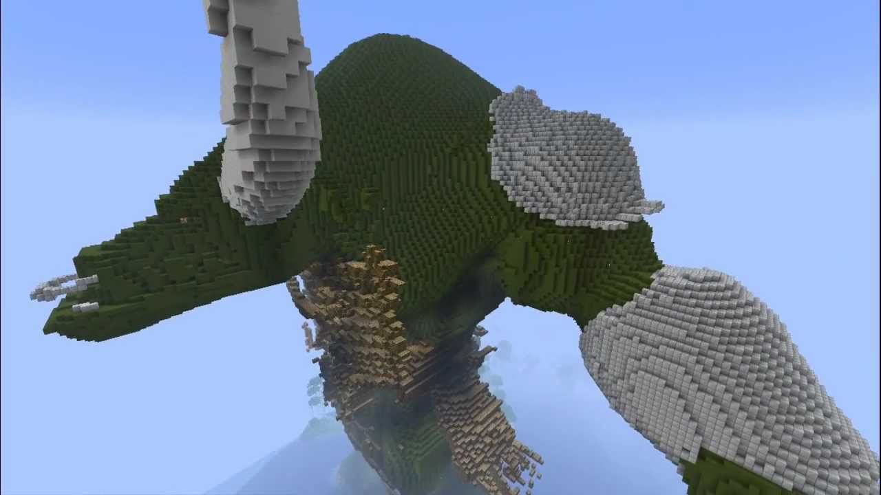 Minecraft Construction Yep356 A fond la 1.2 Un Tauren ou un Orc