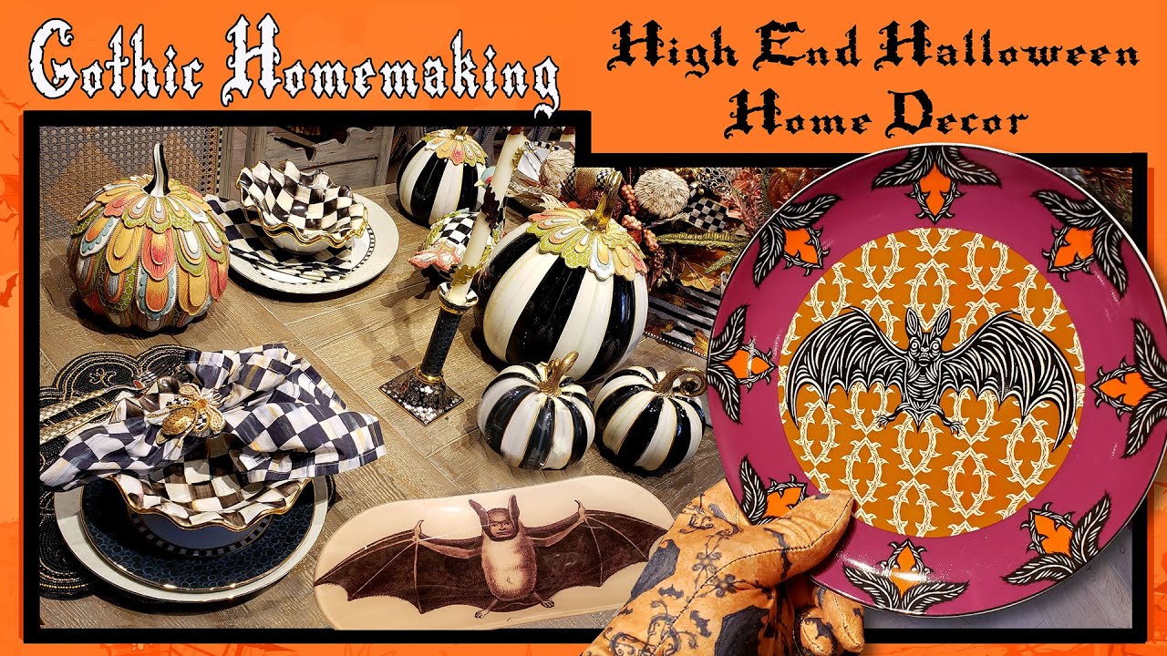 High End Halloween Home Decor - John Derian, MacKenzie Childs and more!