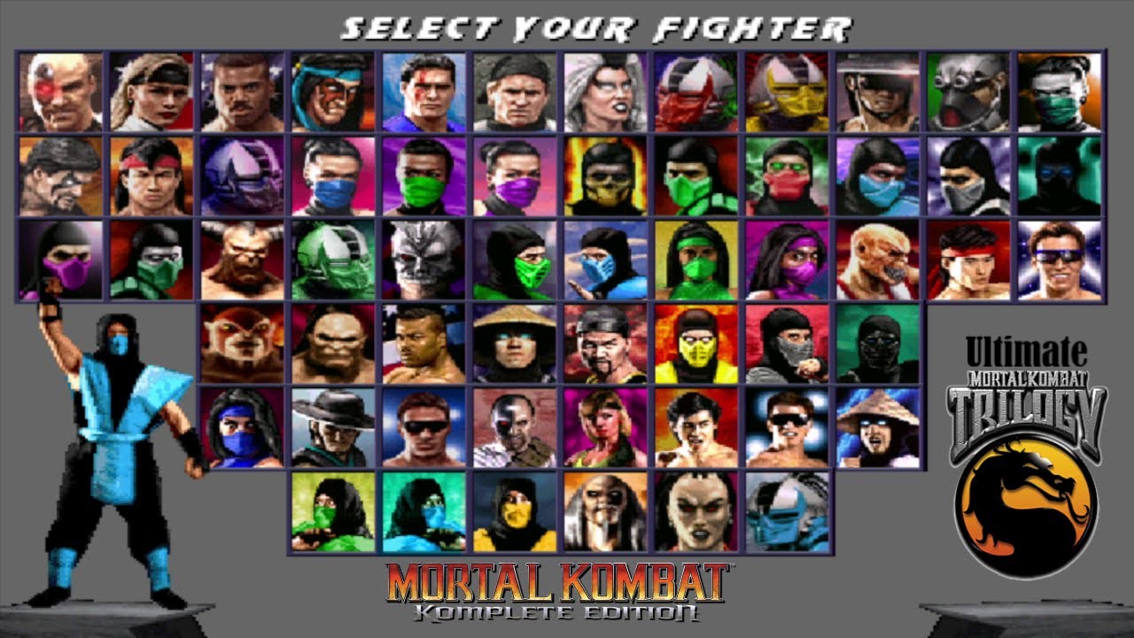 Ultimate Mortal Kombat Trilogy (Mugen) Sub-Zero MK1