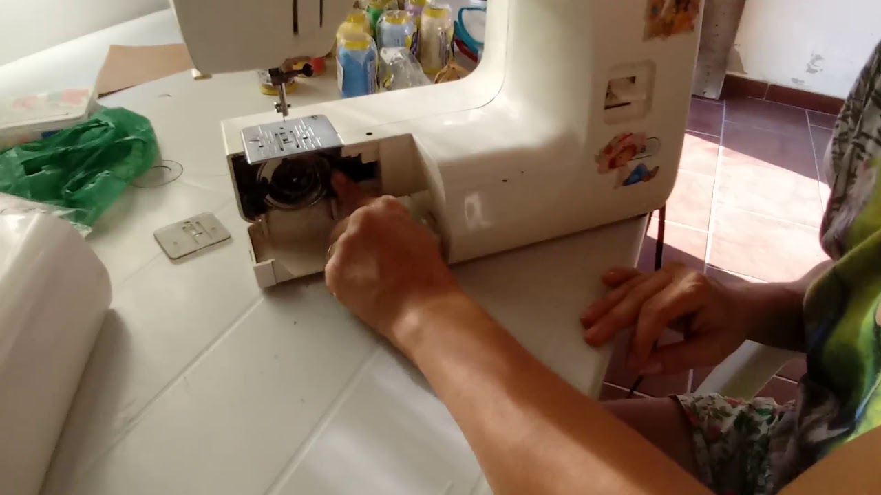 preparando maquina janome 2008 para bordar ponto cheio