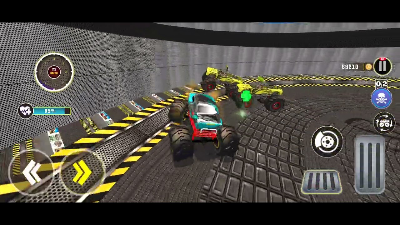 Monster truck driving stunts games play with me 🐊#trending #viral #games #new #public #gaming #edit 