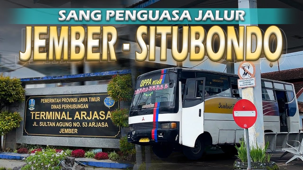 Naik Bus Jember Indah 🚍 | Perjalanan Jember - Situbondo via Bondowoso, Seru & Menegangkan!🌿
