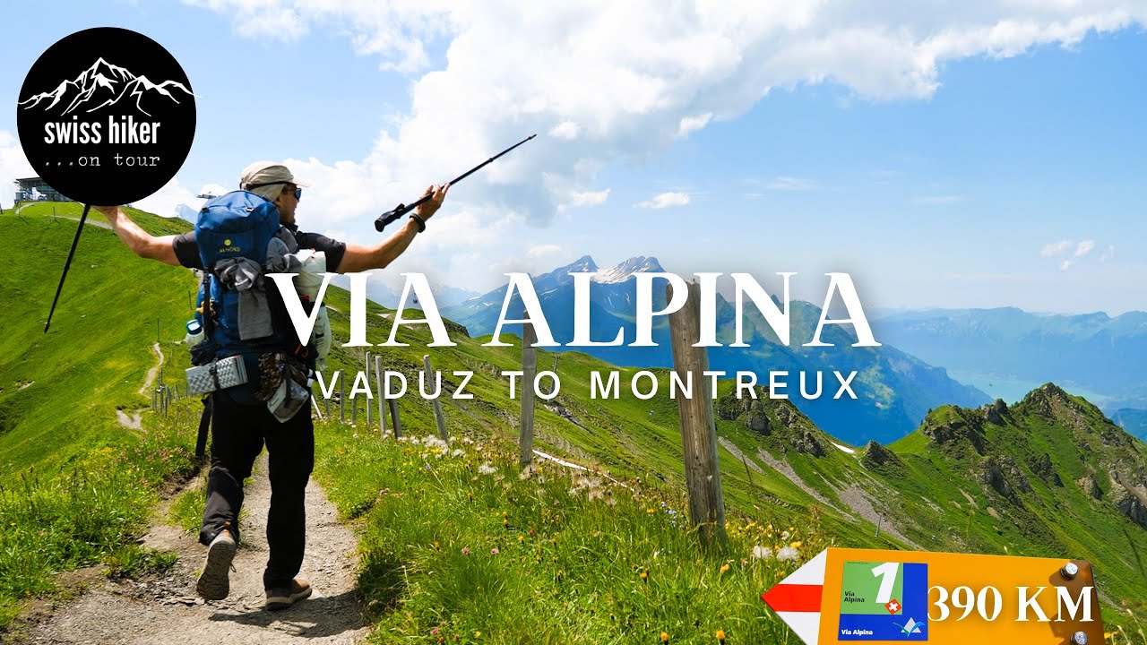 Via Alpina - 390 km Rucksacktour durch die Schweizer Alpen: IN 6 MINUTEN! Alles was du wissen musst!