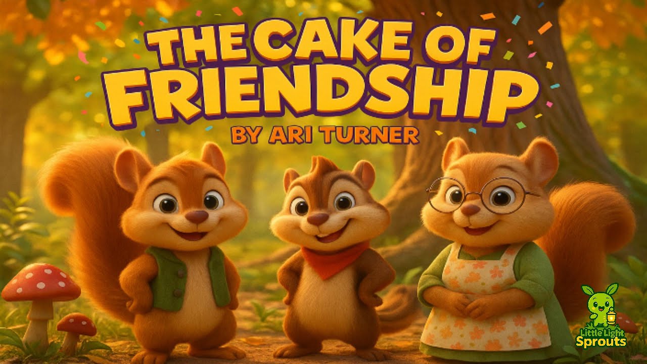 🎂 The Cake of Friendship 🐿️ | A Story About Kindness and Forgiveness | Little Light Sprouts
