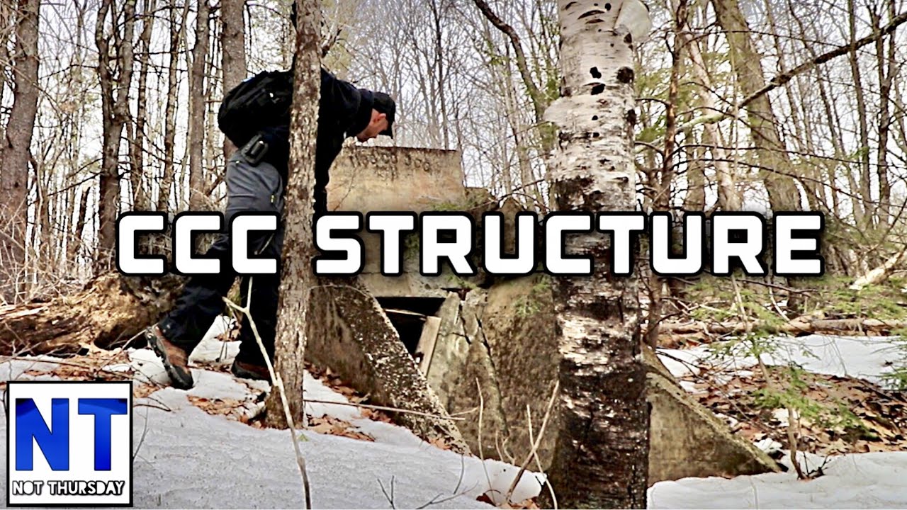 I found a CCC structure dated 1941 out hiking the woods of NH cool history exploring