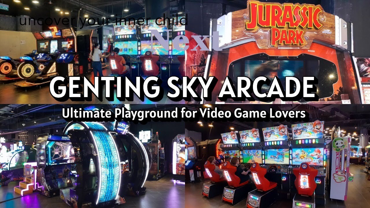Ultimate Playground 🎮 for Video Games  Lovers at SKY ARCADE , Jurassic Park Arcade Game