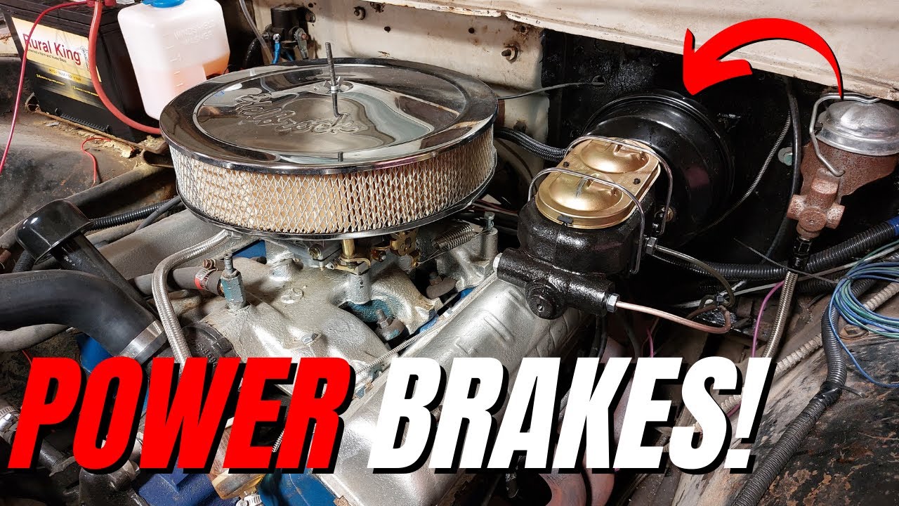 Power Brakes! 1963 Ford F100 Power Brake Conversion