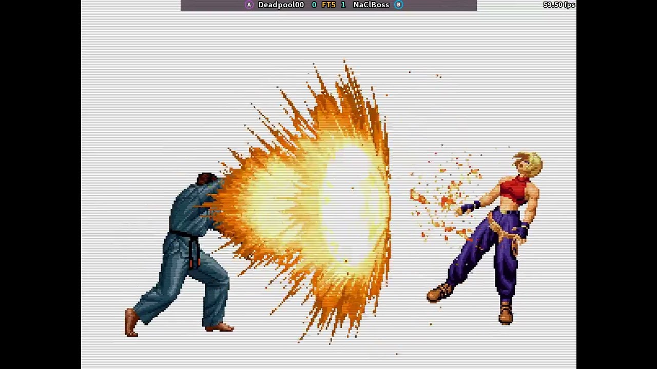 fightcade 2 kof 2000 Deadpool00 (Korea) vs NaClBoss (Korea)