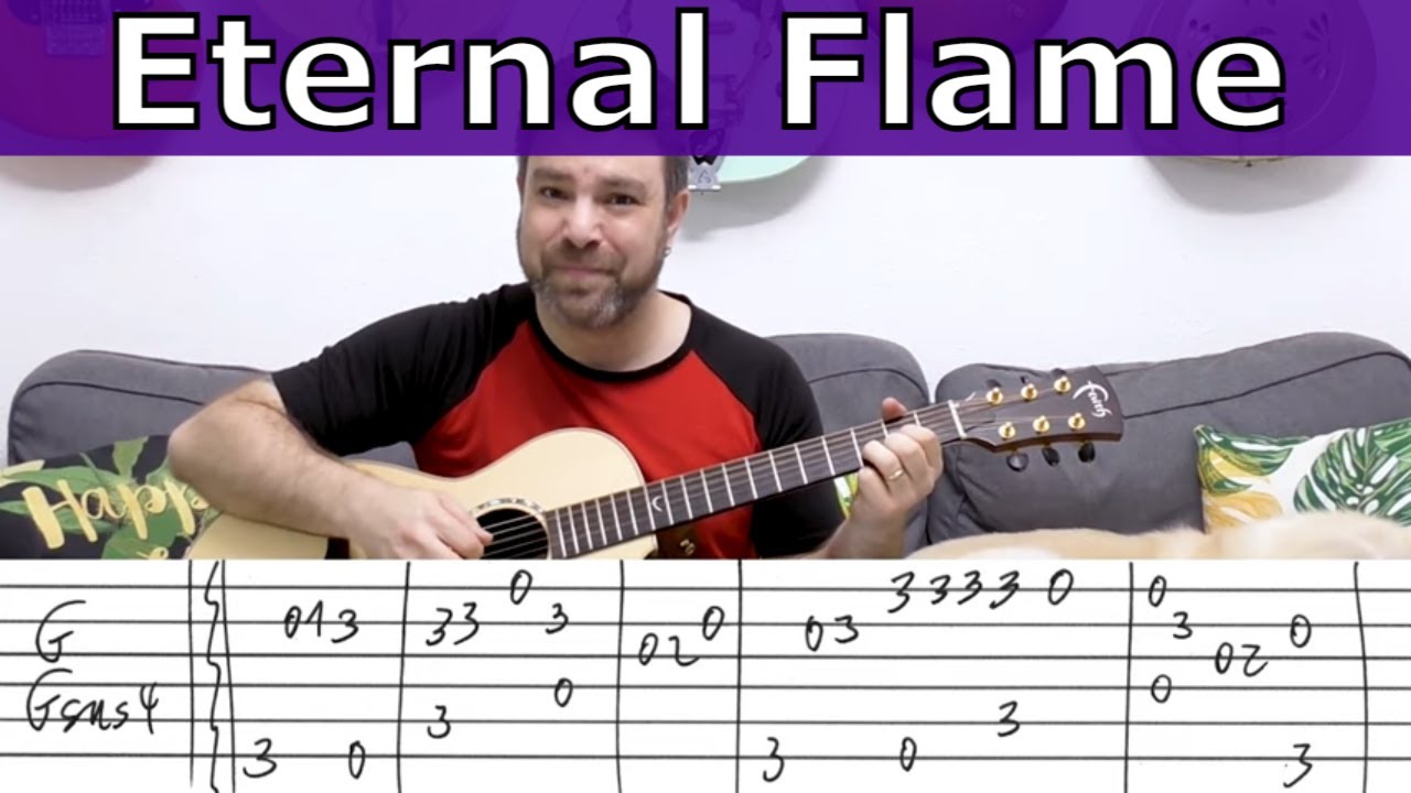 Fingerstyle Tutorial: Eternal Flame (Full Arrangement) | Guitar Lesson w/ TAB