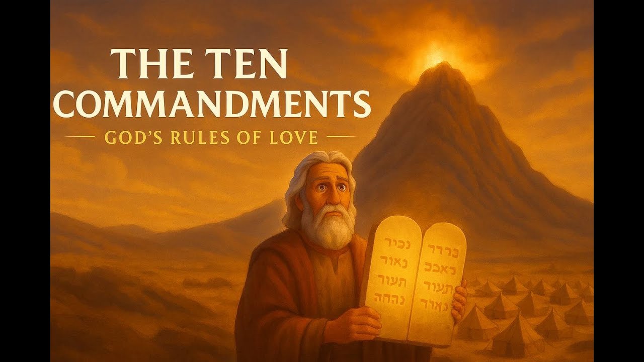 God’s Rules for His People — The Ten Commandments 🕊️