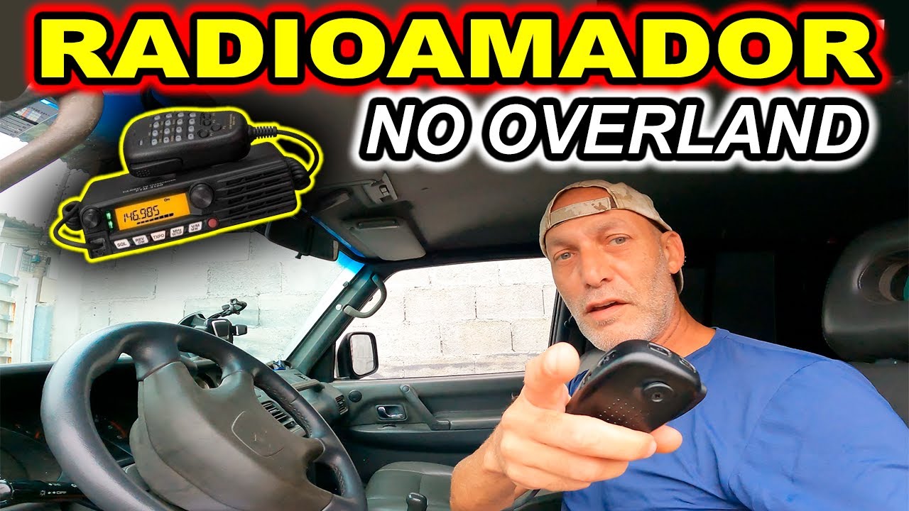 O RADIO ESCOLHIDO PARA A PAJERO MOTORHOME 4X4 OVERLAND PARA RADIOAMADOR