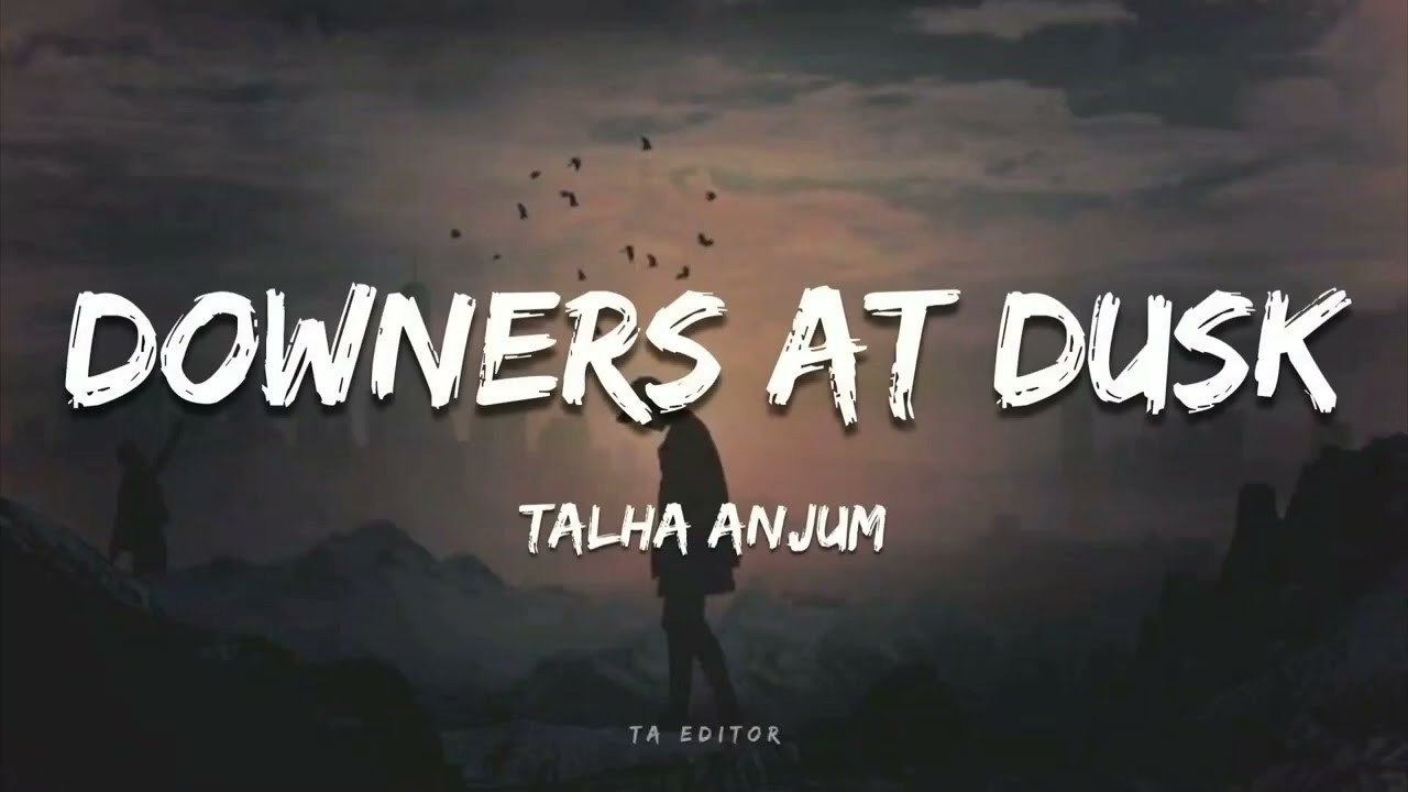 Downers At Dusk - Talha Anjum (Instrumental Music Video) | Karaoke - Lyrics | MRKS Studio