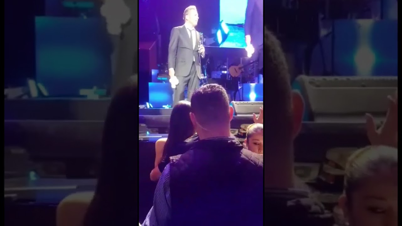 Le piden matrimonio en pleno concierto de Luis Miguel.