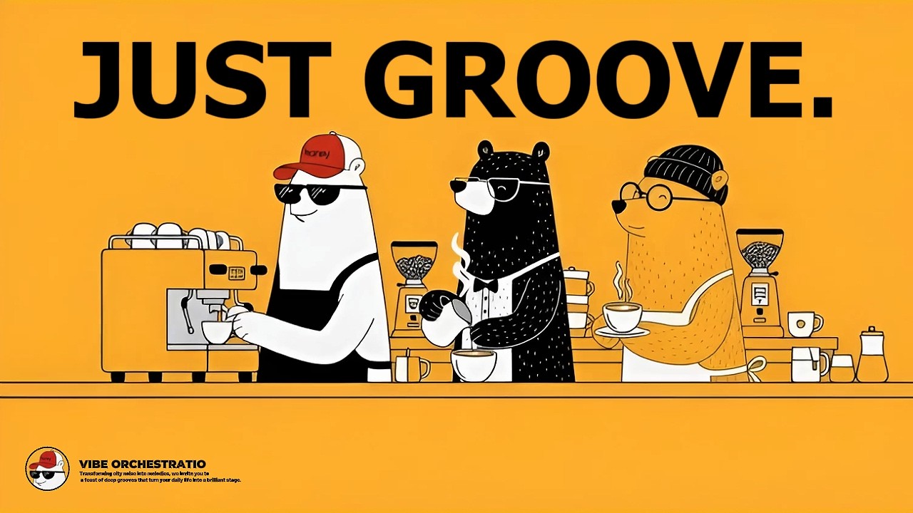 Playlist | 커피 한 잔이 영화 속 장면이 되는 감성 그루브 재즈힙합 😎 | GROOVE · JAZZHOP · CAFE | 매장음악 · 카페 · 집중 · 작업 · 노동요