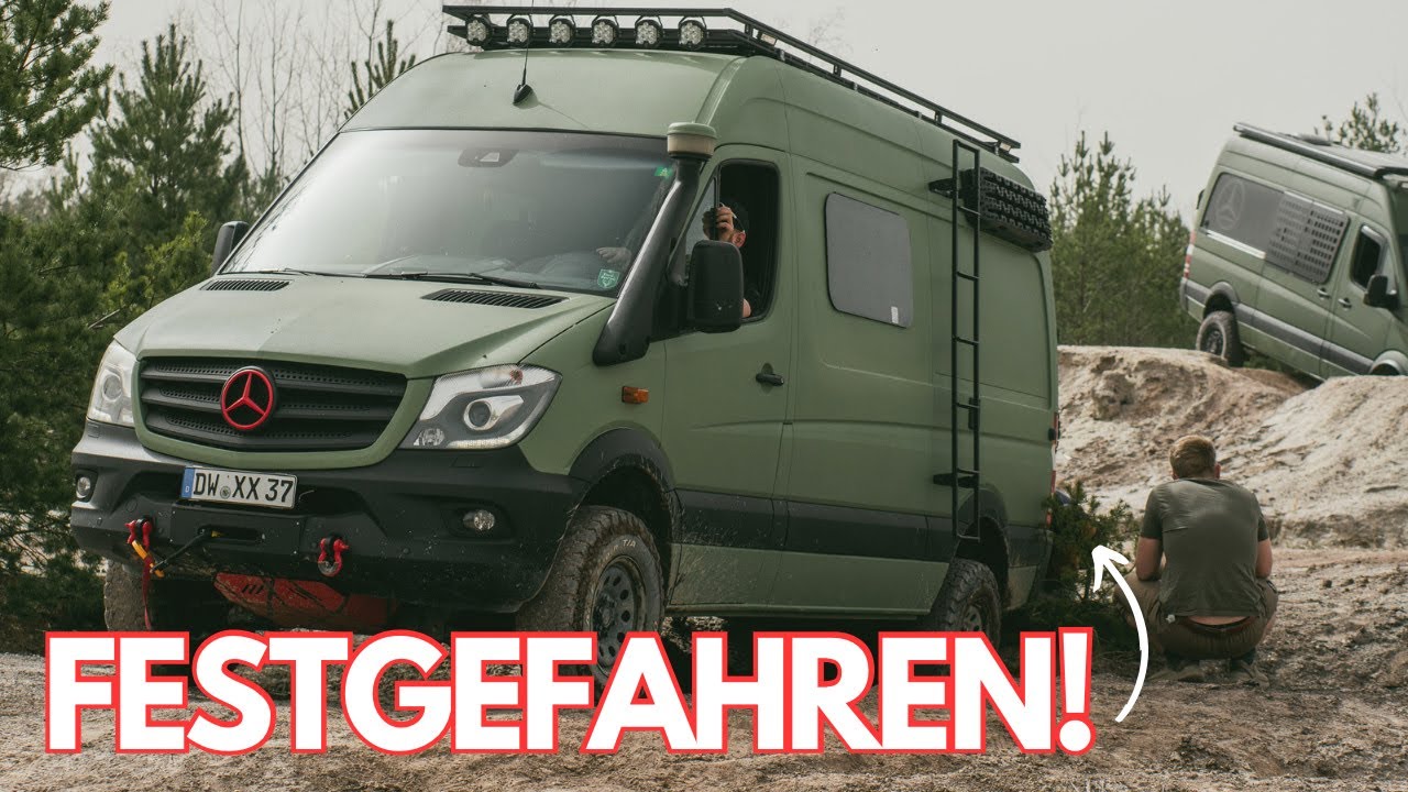 SEILWINDENBERGUNG / Horntools / Sprinter 4x4 🚐 / Windenplatte