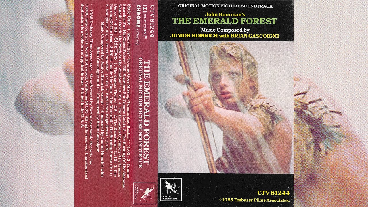 Junior Homrich w/ Brian Gascoigne - The Emerald Forest (Original Motion Picture Soundtrack) [1985]