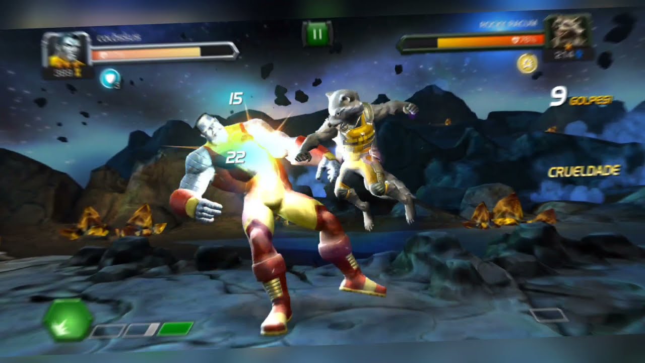 Colossus vs Rocket Racoon - Marvel CoC