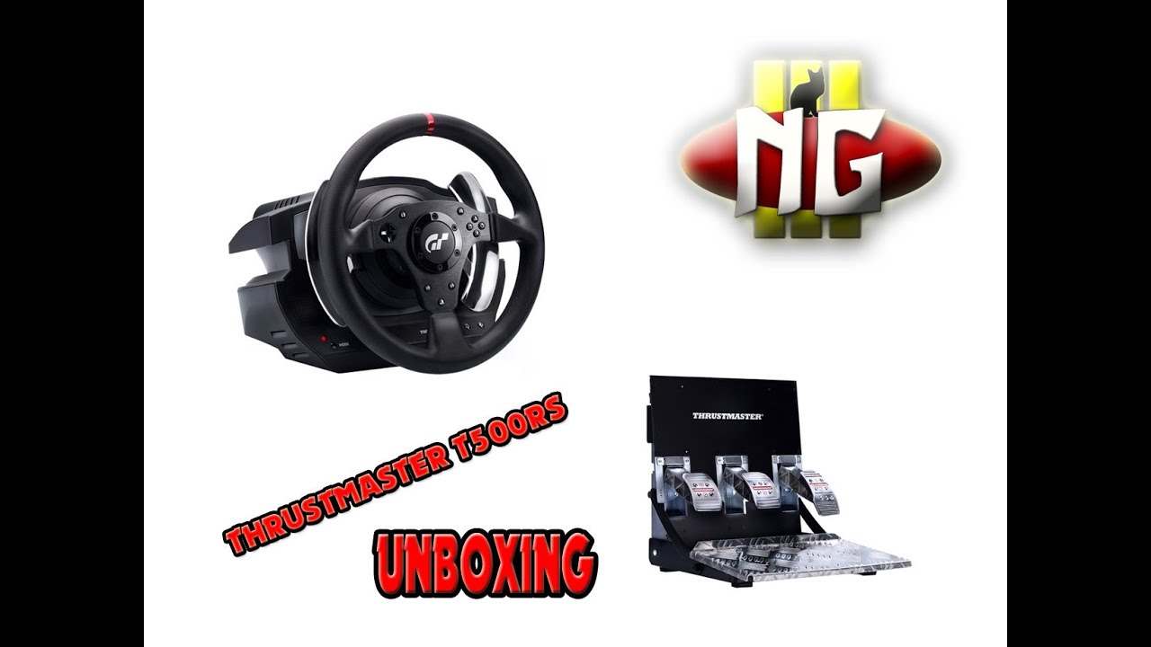 Открываем коробку -Thrustmaster T500RS - Unboxing