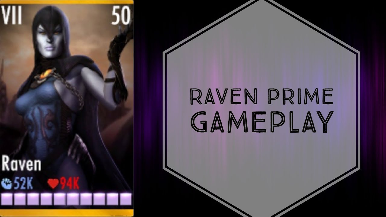 Injustice Gods Among Us Raven Prime Gameplay Elite VII