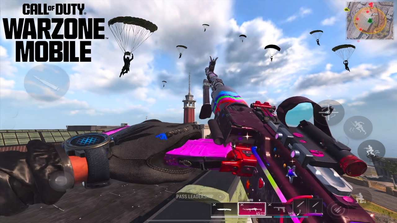 WARZONE MOBİLE MAX GRAPHİCS ИГРОВОЙ ПРОЦЕСС REBİRTH ISLAND