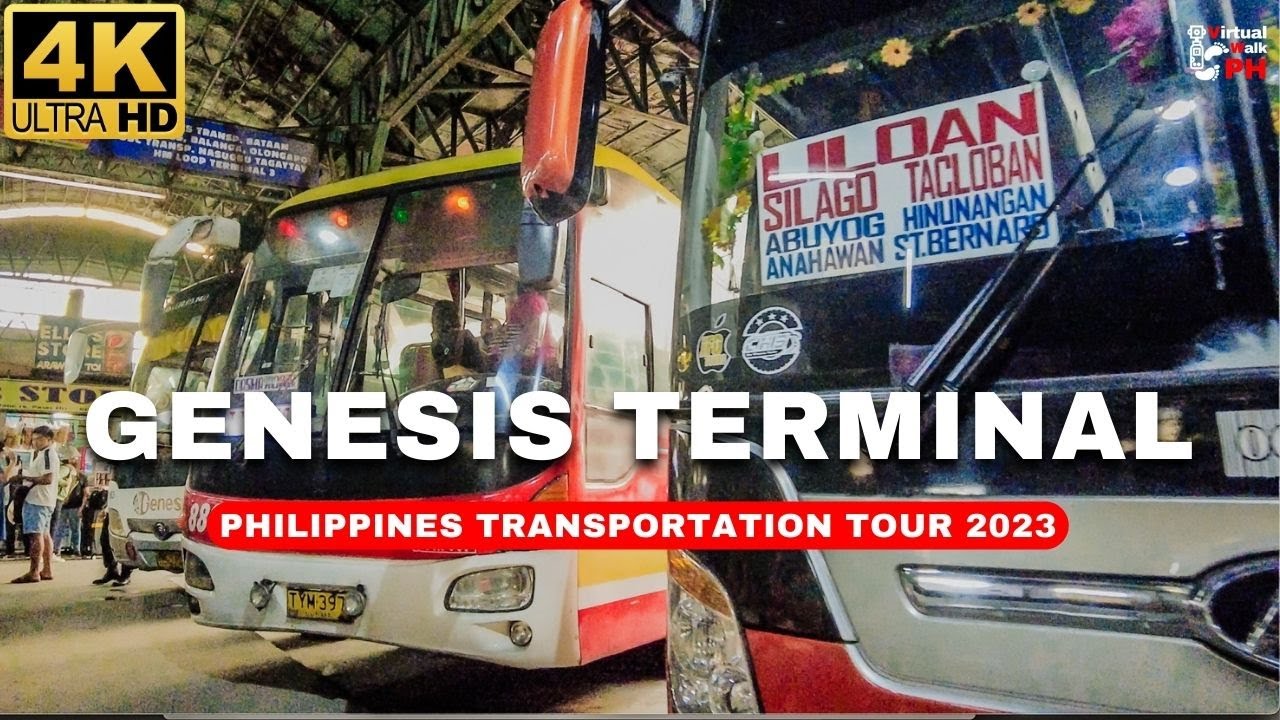 [4K] Pasay HIDDEN Bus Terminal | Giselle Plaza & Genesis Bus Terminal Walk Tour 2023