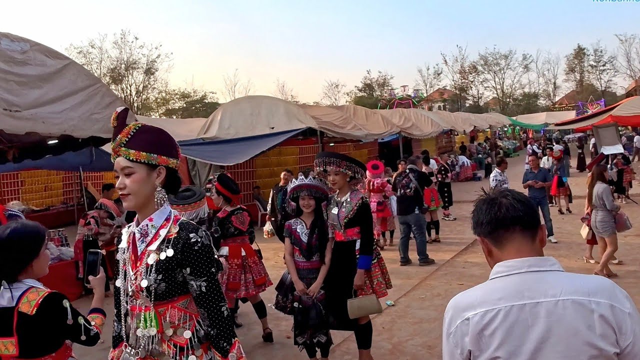 Great time at the Hmong New Year in Laos