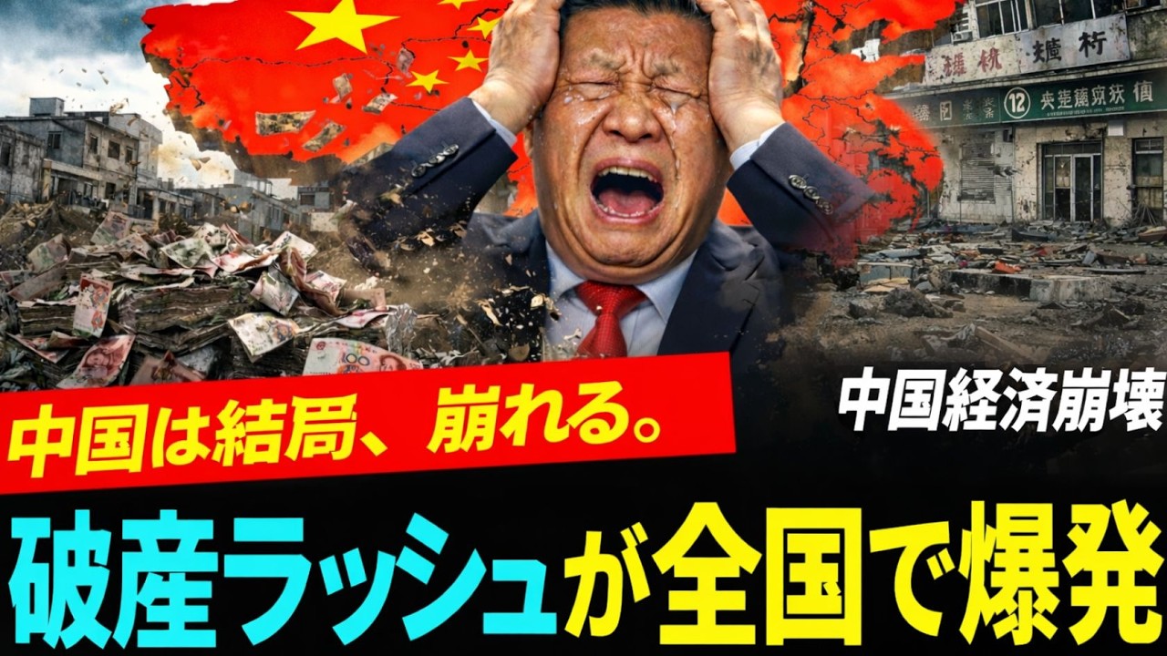 【皮肉】日本を見下していた中国が今…経済「衰退」破産爆発で企業が次々撤退