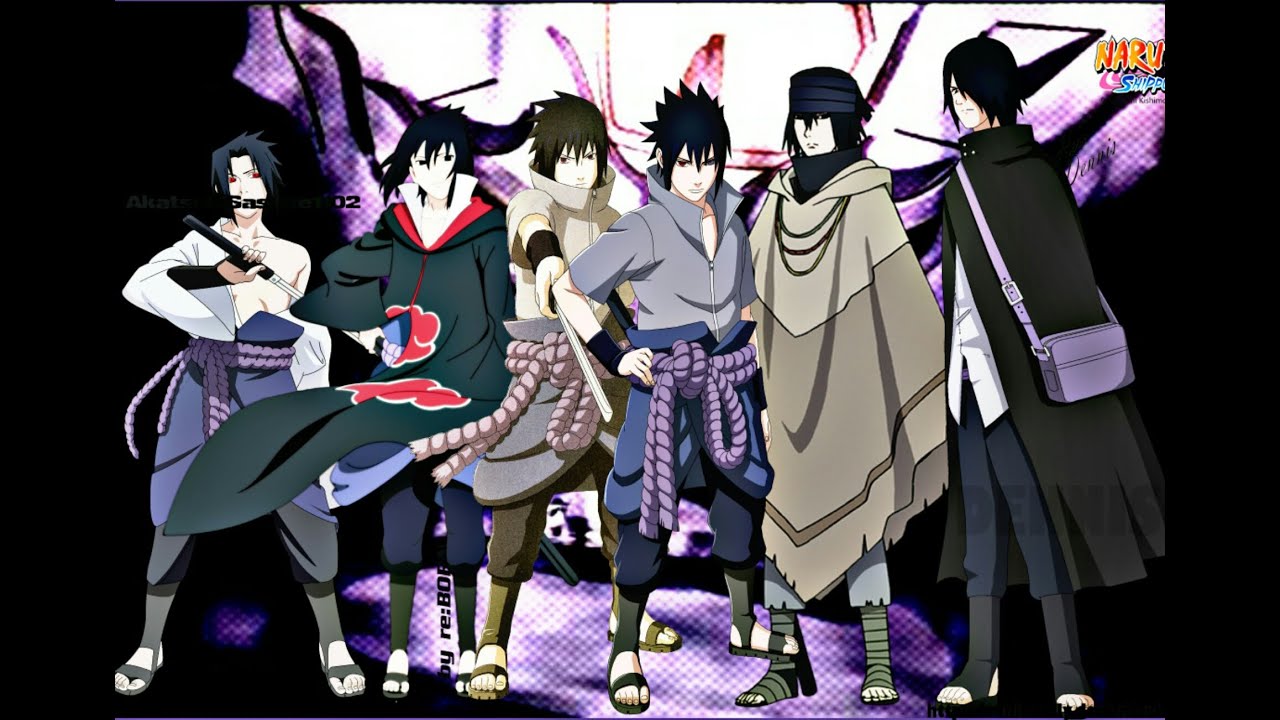 Sasuke Uchiha - All Forms (Naruto,Naruto Shippuden,Naruto The Last, Naruto Gaiden, Boruto Movie