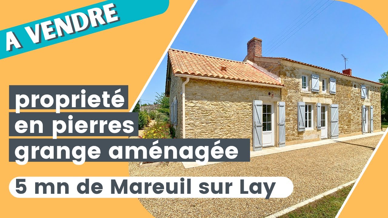 SOUS COMPROMIS - maison de campagne en pierres avec dépendances en Vendée