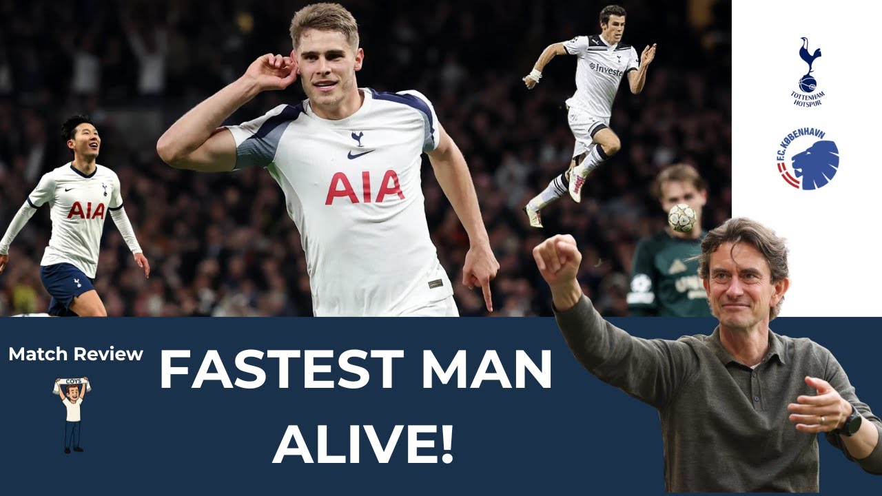 van de Ven channels Son & Bale in Spurs 4-0 Copenhagen!