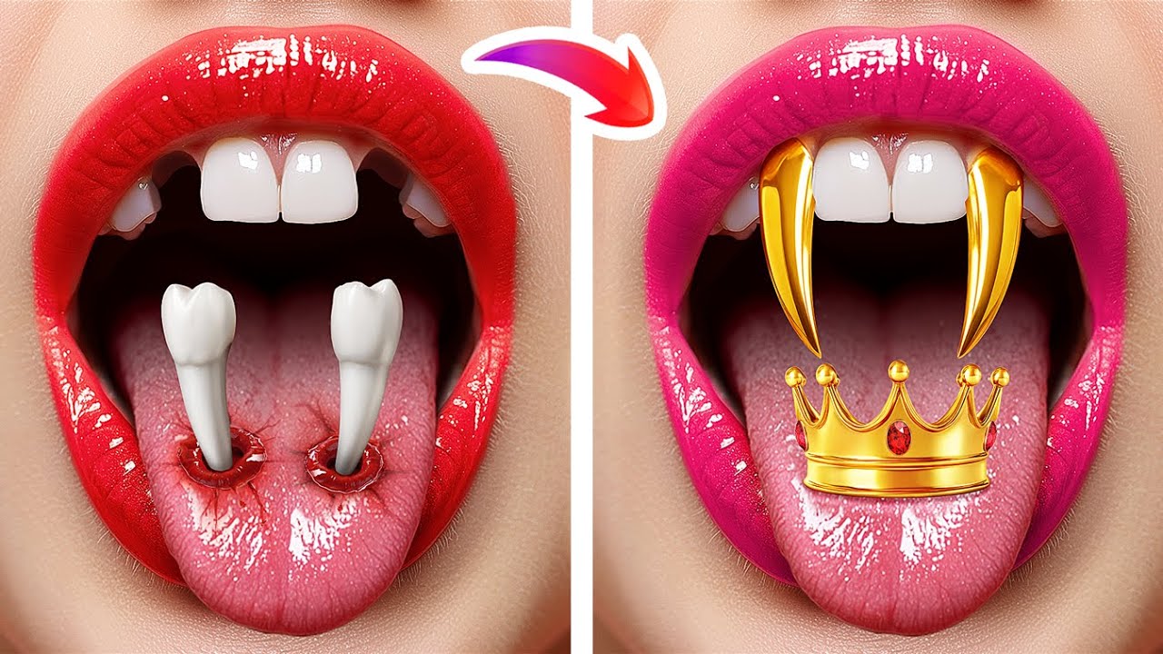 괴짜 뱀파이어가 학교 뷰티 여왕으로 변신 / 틱톡의 도구가 사람이라면?