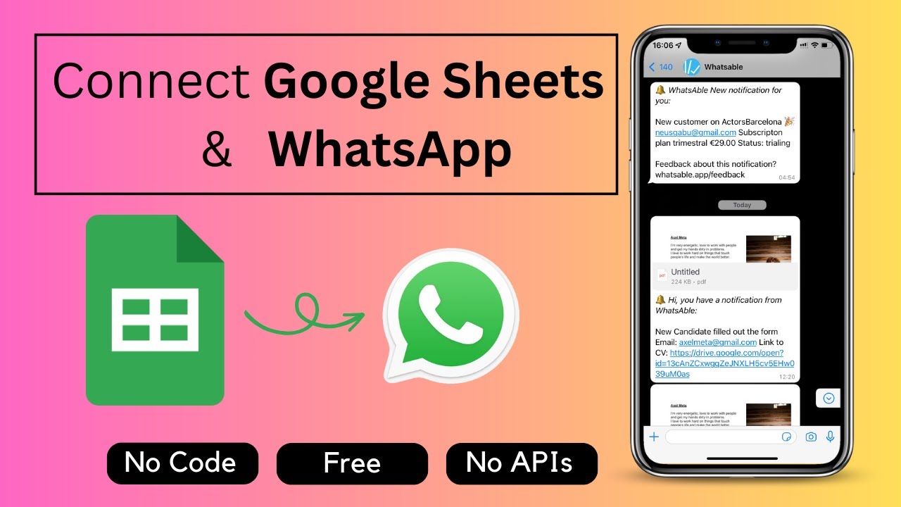 Connect Google Sheets to WhatsApp Easily via Zapier & Make | Complete Tutorial