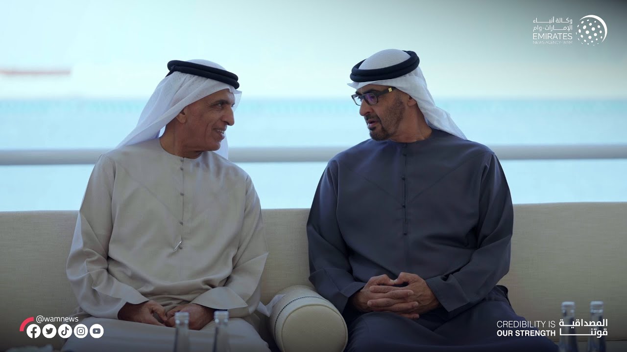 رئيس الدولة يستقبل حاكم رأس الخيمة