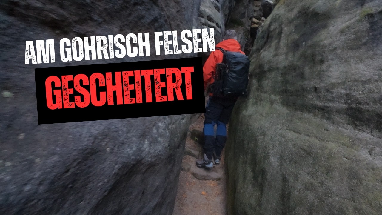 Beim Aufstieg gescheitert: Gohrisch in der Sächsischen Schweiz