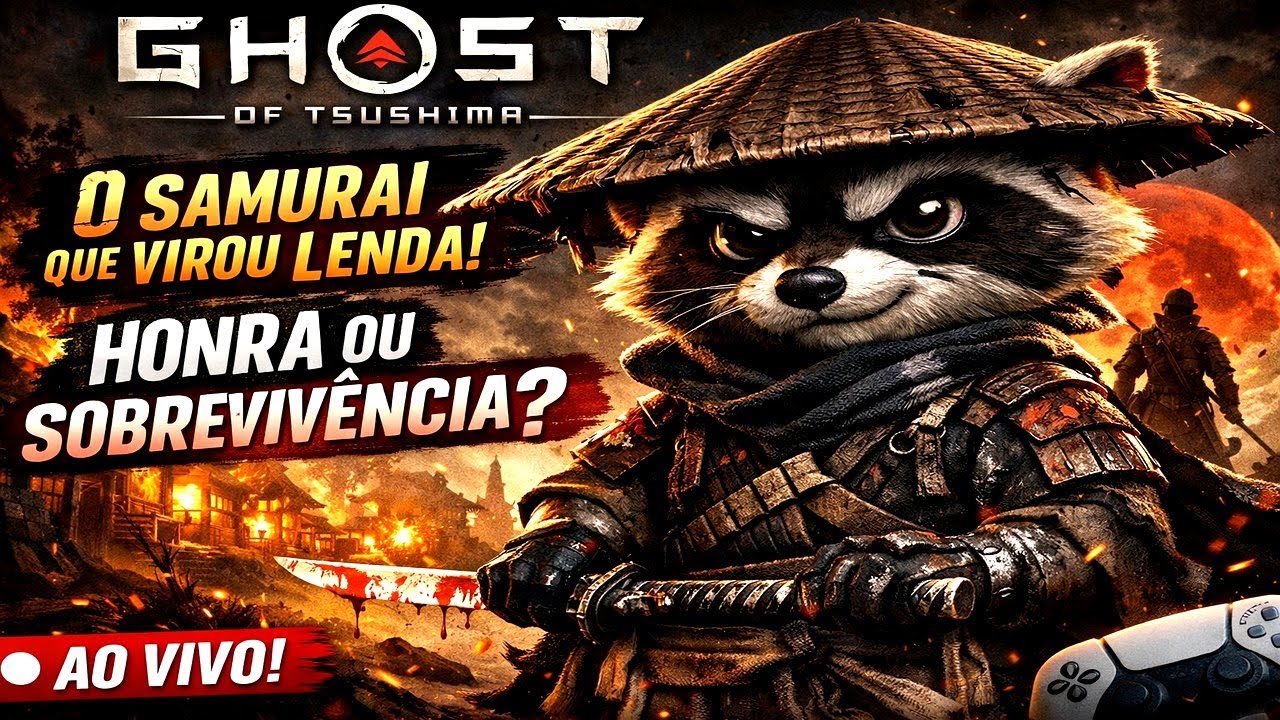 ⚔️ Ghost of Tsushima – O Samurai Que Virou Lenda | Honra ou Sobrevivência? 🩸🌑