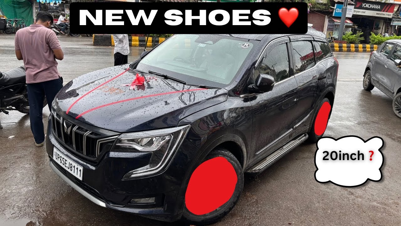 New SHOES in XUV 700 | 20inch⁉️ 