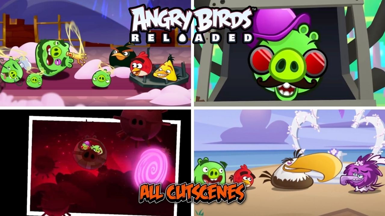 Angry Birds Reloaded All Cutscenes (V3.25)