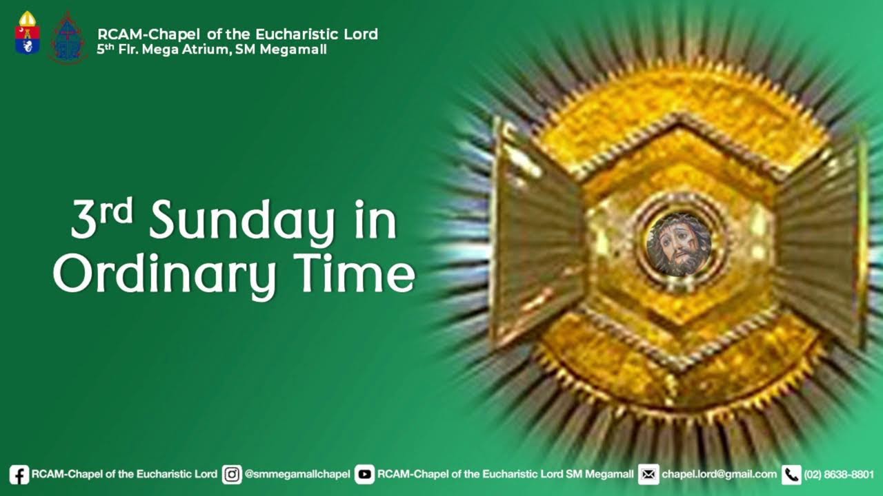 January 24, 2026 | 3rd Sunday in Ordinary Time (Vigil Mass)