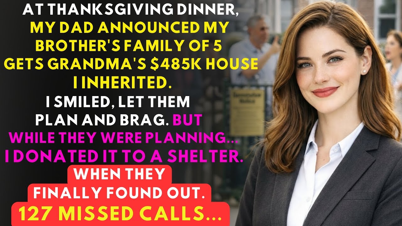 My Parents Announced My Brother's Family Of 5 Gets Grandma's $485K House I Inherited—I Donated It To