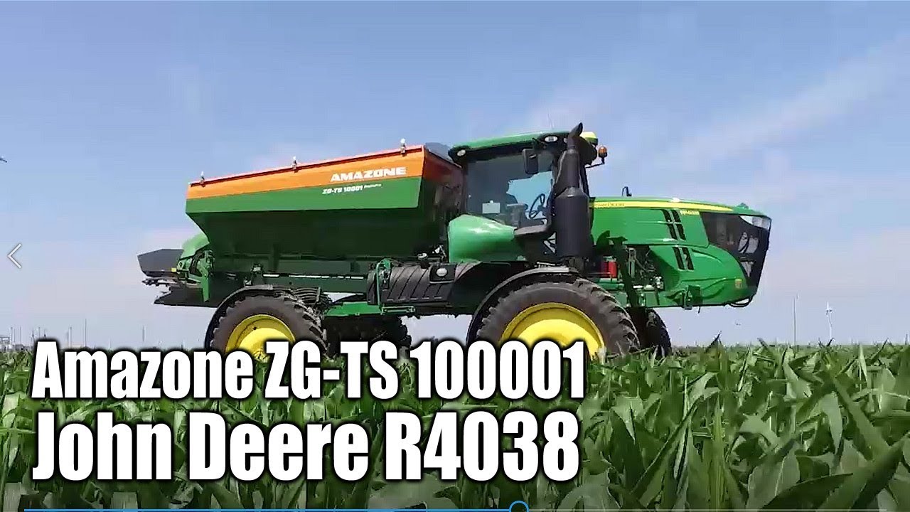 John Deere R4038 + Amazone ZG-TS 10001 – wyjątkowa kombinacja