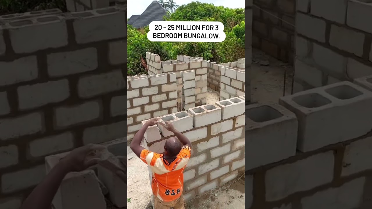 How much  will it cost to build a 3 bedroom bungalow. #construction #buildingengineering