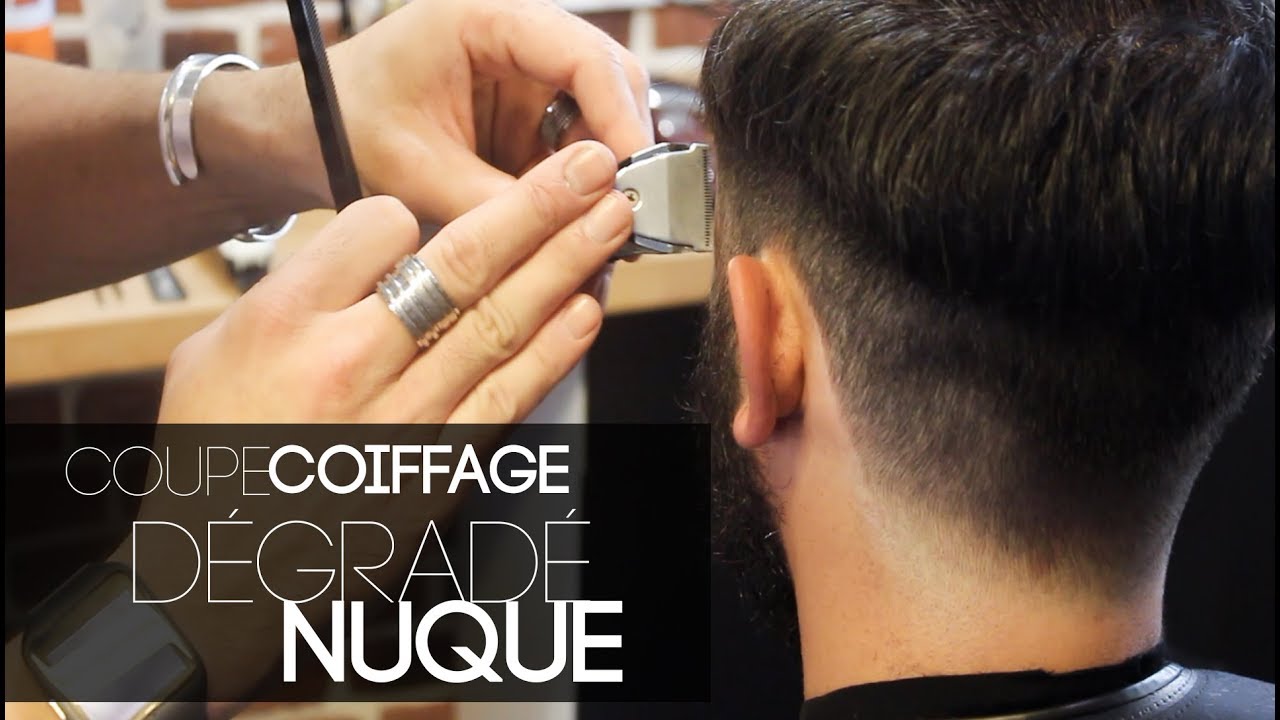 Coupe homme dégradé nuque